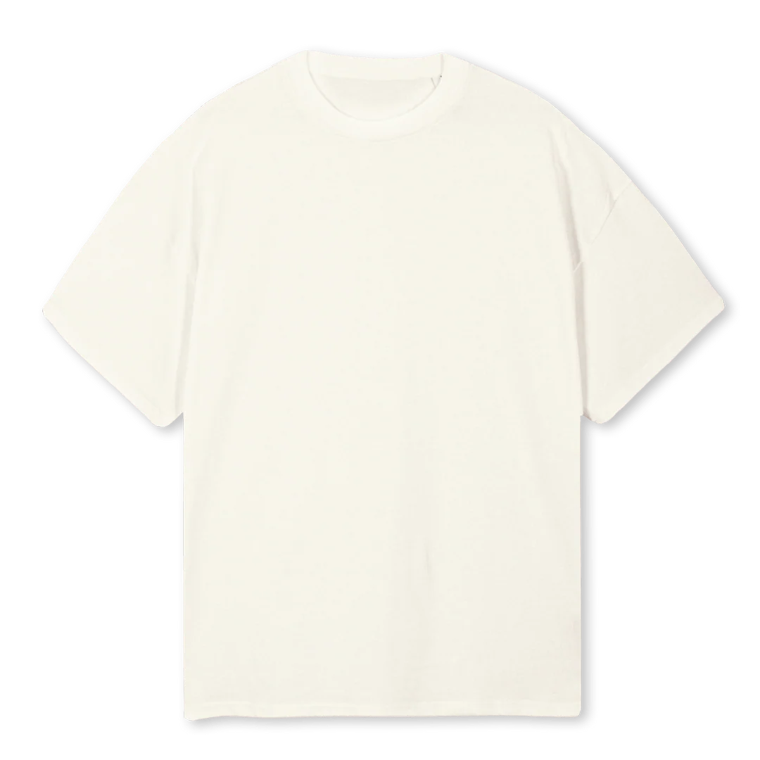 FOOLS Cream Oversized Tee. - Image 2