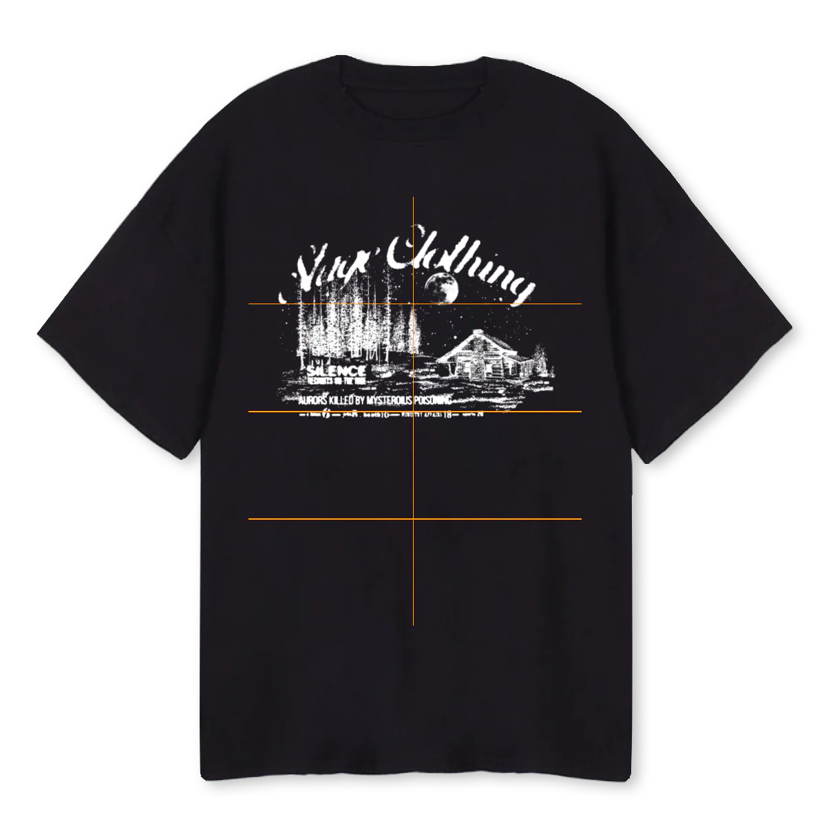 FOREST Black Oversized Tee.
