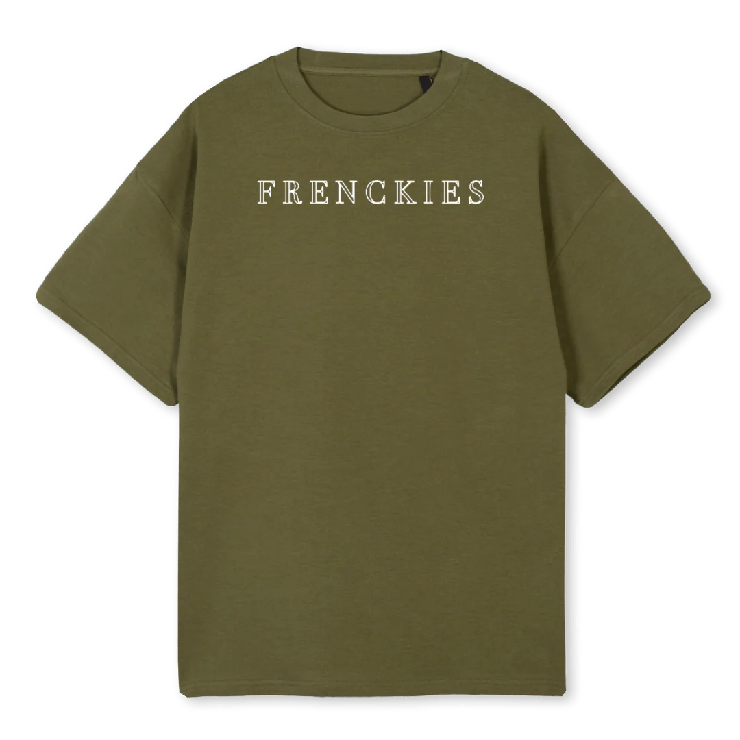 FRENCKIES Kaki Oversized Tee.