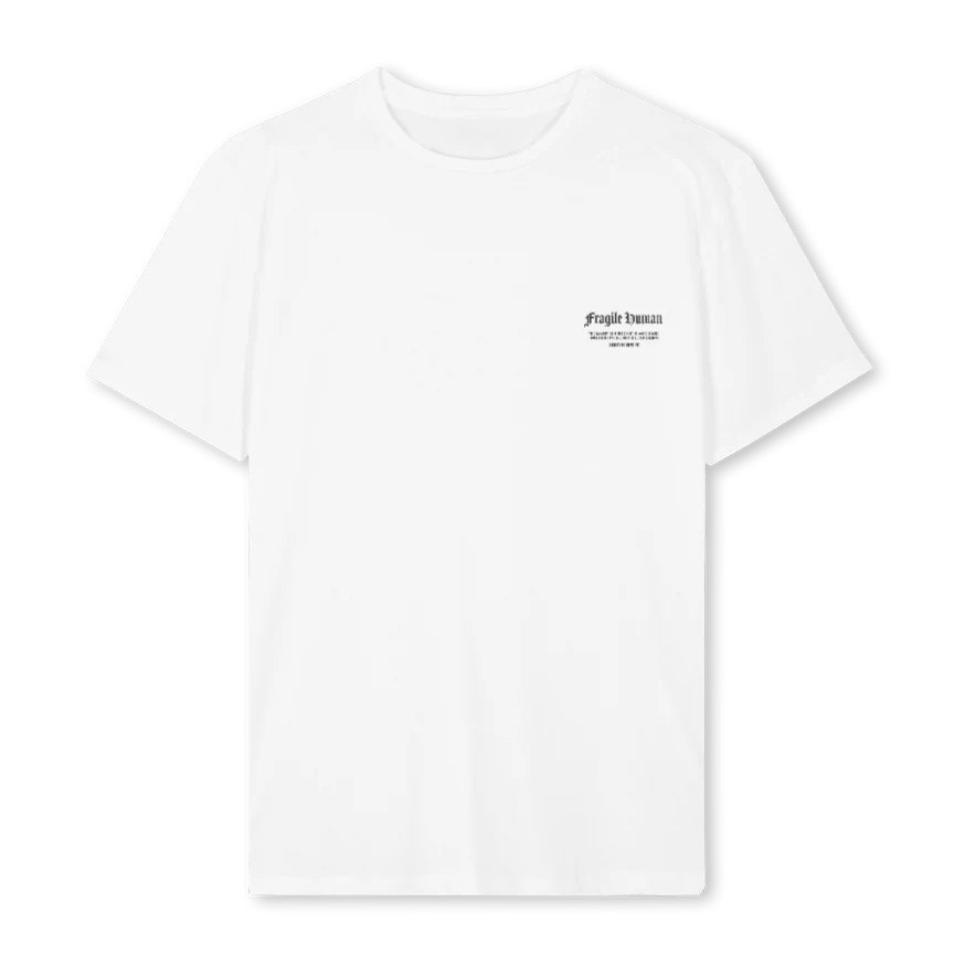 FRGL MNK White Regular Tee.