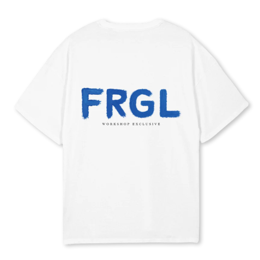 FRGL SPR White Oversized Tee. - Image 2