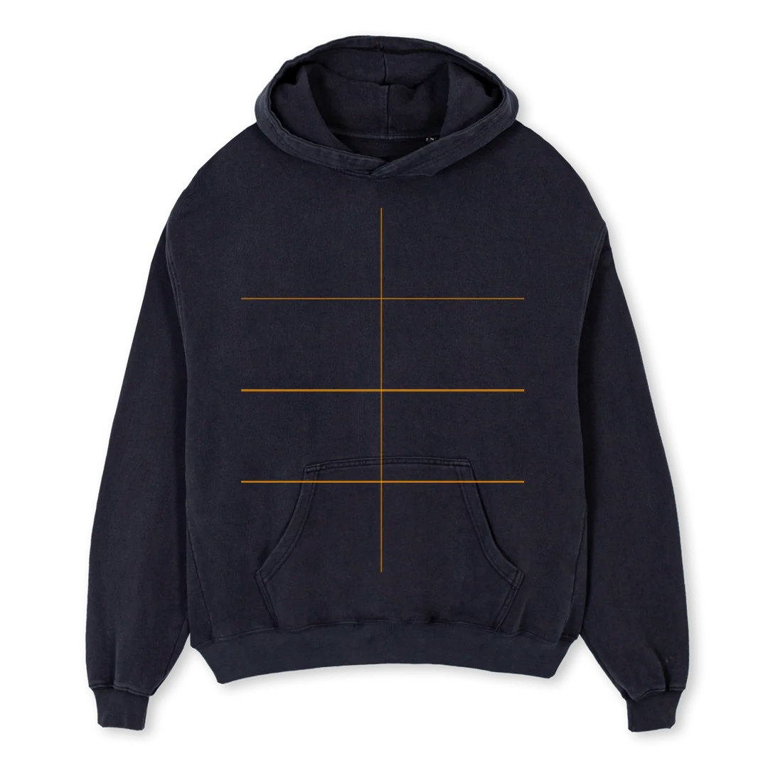 FRIENDSFAMILYHOODIE Vintage Black Oversized Hoodie. - Image 2