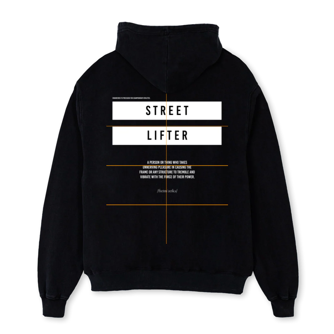 FRMSHKER Black Oversized Hoodie. - Image 2