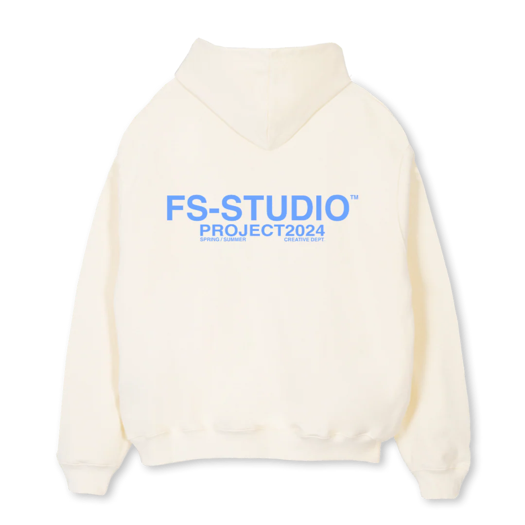 FSSHOODIECREAM Cream Oversized Hoodie. - Image 2