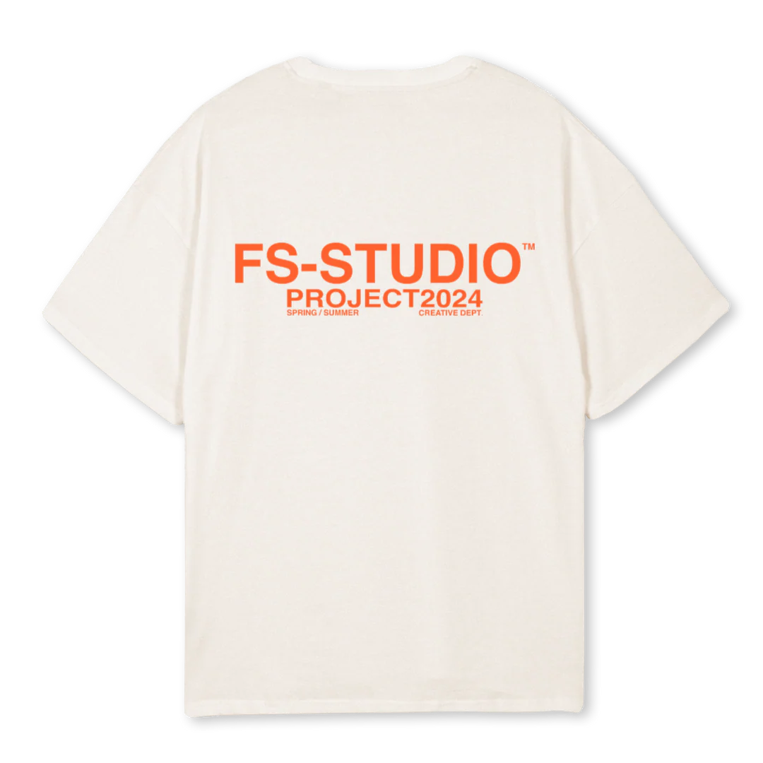 FSSTEECREAMAPRI Vintage White Oversized Tee. - Image 2