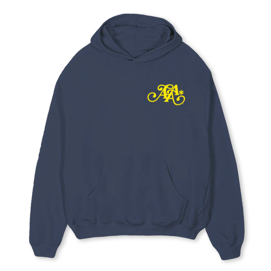 AAASIGNATURE_NB Navy Blue Oversized Hoodie