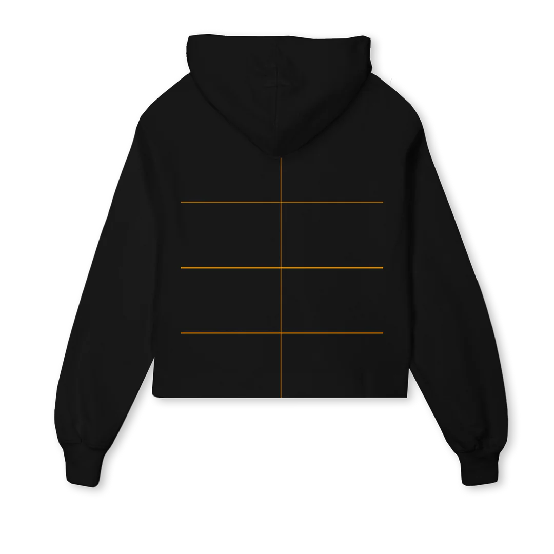 FW DOG WOMAN Black Cropped Hoodie. - Image 2