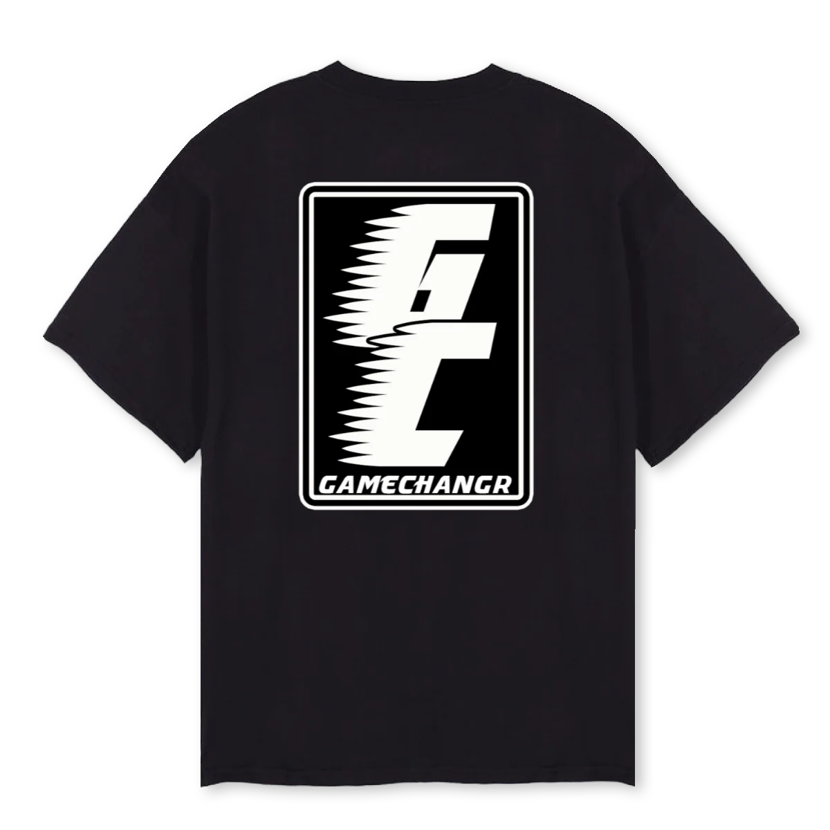 GAMECHANGR BL Black Oversized Tee. - Image 2