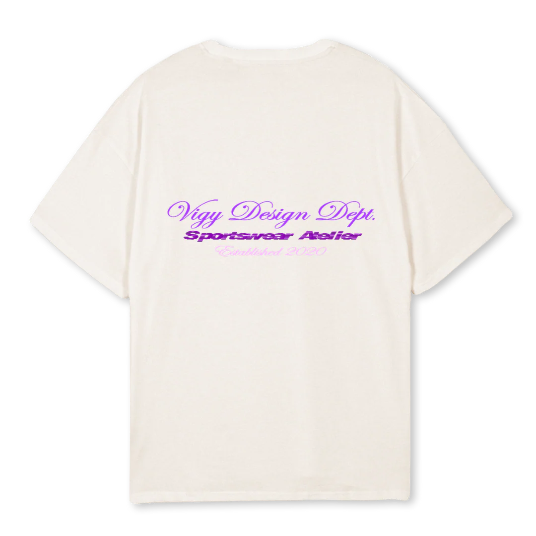 GARAGE  Vintage White Oversized Tee. - Image 2