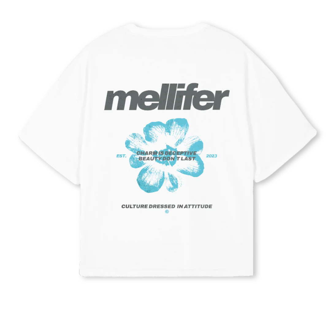 GENESYSTRES White Oversized Boxy Tee. - Image 2