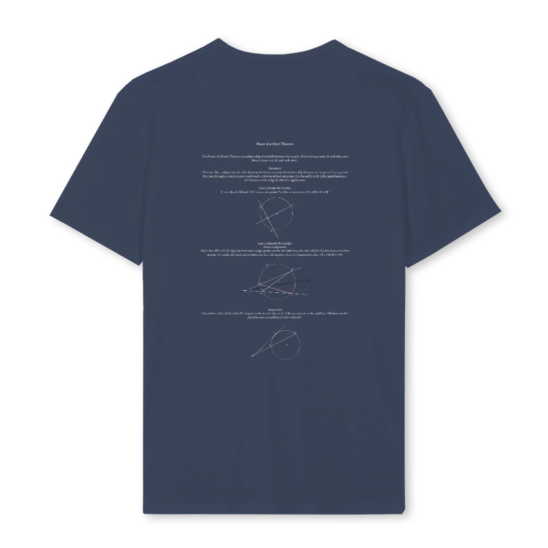 GEOMETRY NOTES DARK Navy Blue Regular Tee. - Image 2