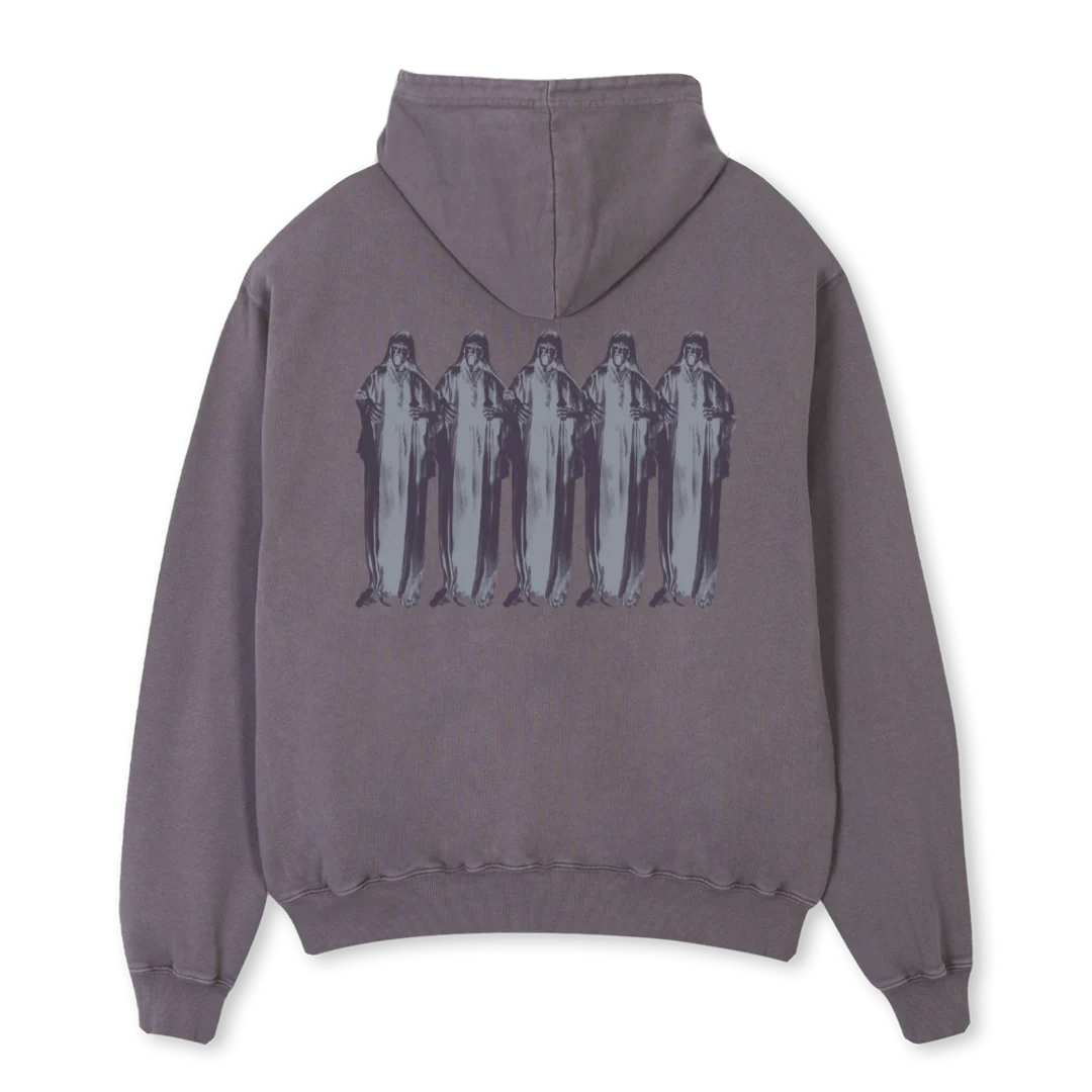 GHOULHOODIE Pigment Grey Oversized Hoodie. - Image 2