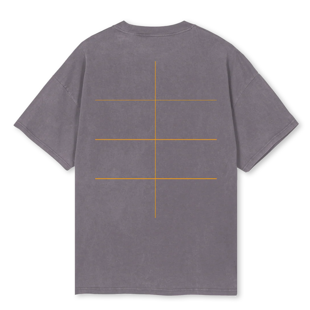 GJFHGJKFHD Pigment Grey Oversized Tee. - Image 2