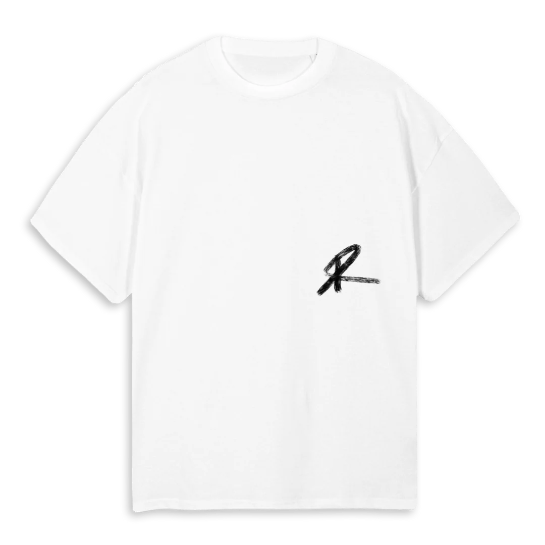 GLIFT White Oversized Tee.