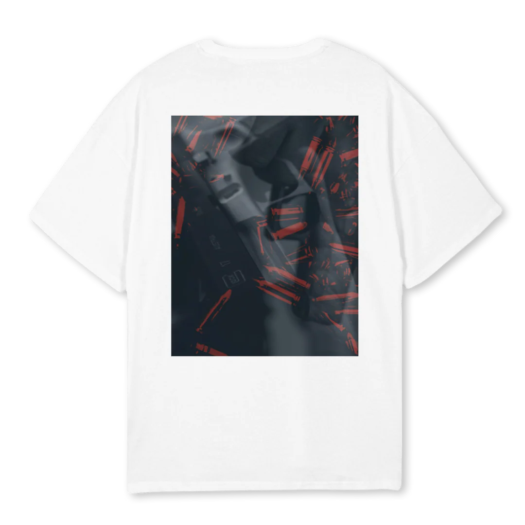 GLOCKLOADOUT White Oversized Tee. - Image 2