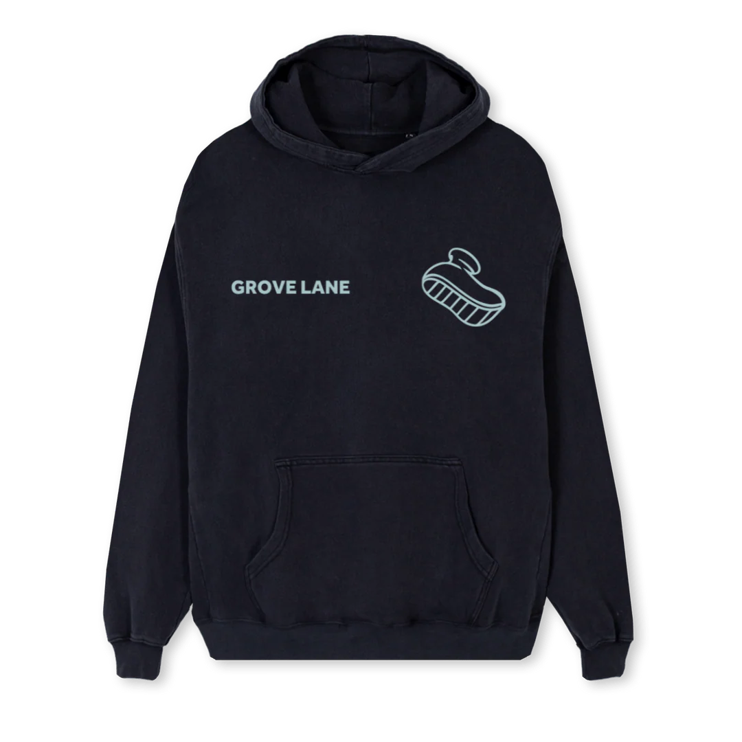 GLRC BLK Vintage Black Regular Hoodie.