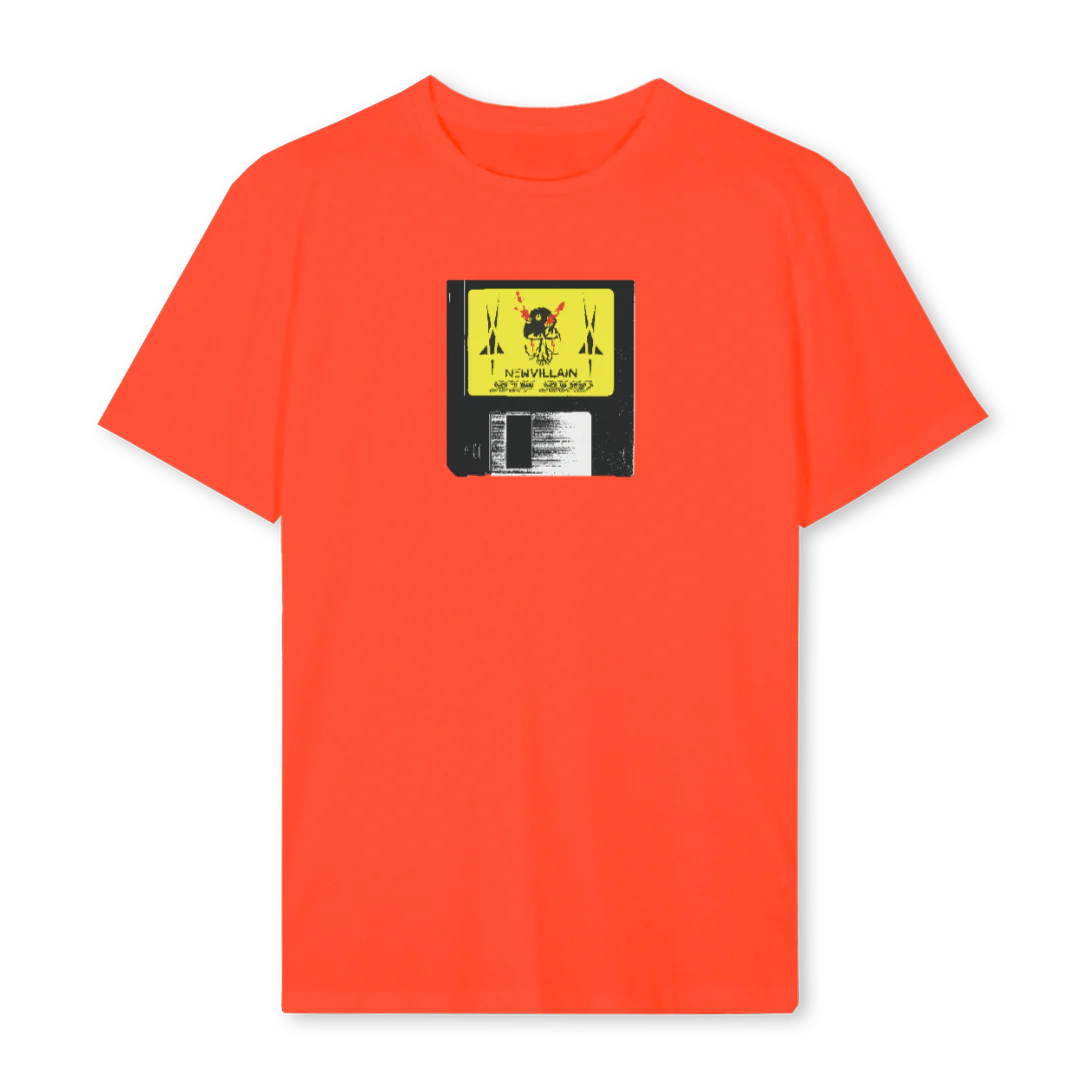 GO DIGITAL  Hot Orange Regular Tee.