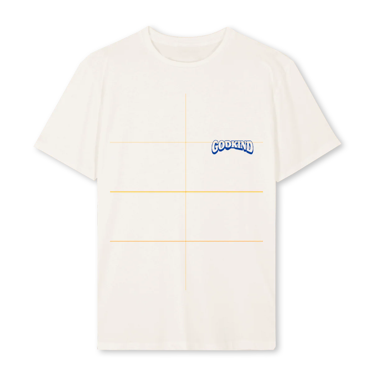 GODKIND  Vintage White Regular Tee.