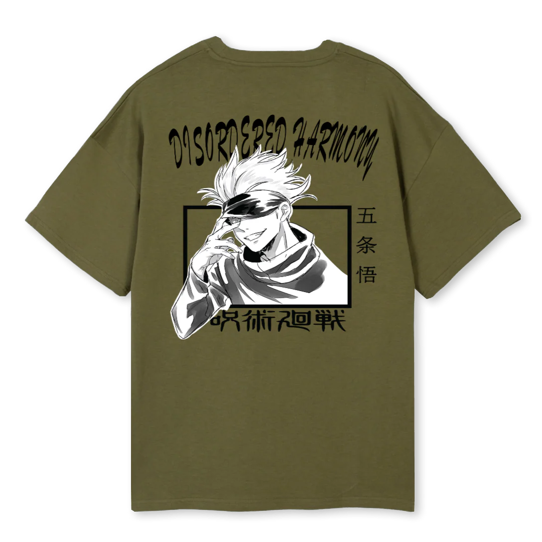 GOJO Kaki Oversized Tee. - Image 2