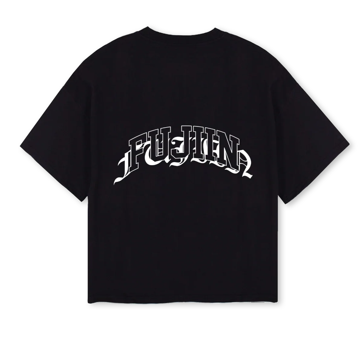 GOTHBACK Black Oversized Boxy Tee. - Image 2