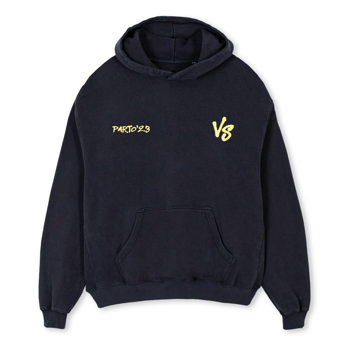 GRAFFITIHOODIE Vintage Black Oversized Hoodie.