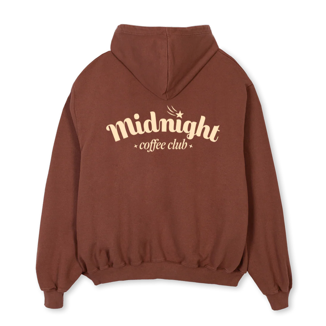 GREEN STAR Vintage Brown Oversized Hoodie. - Image 2
