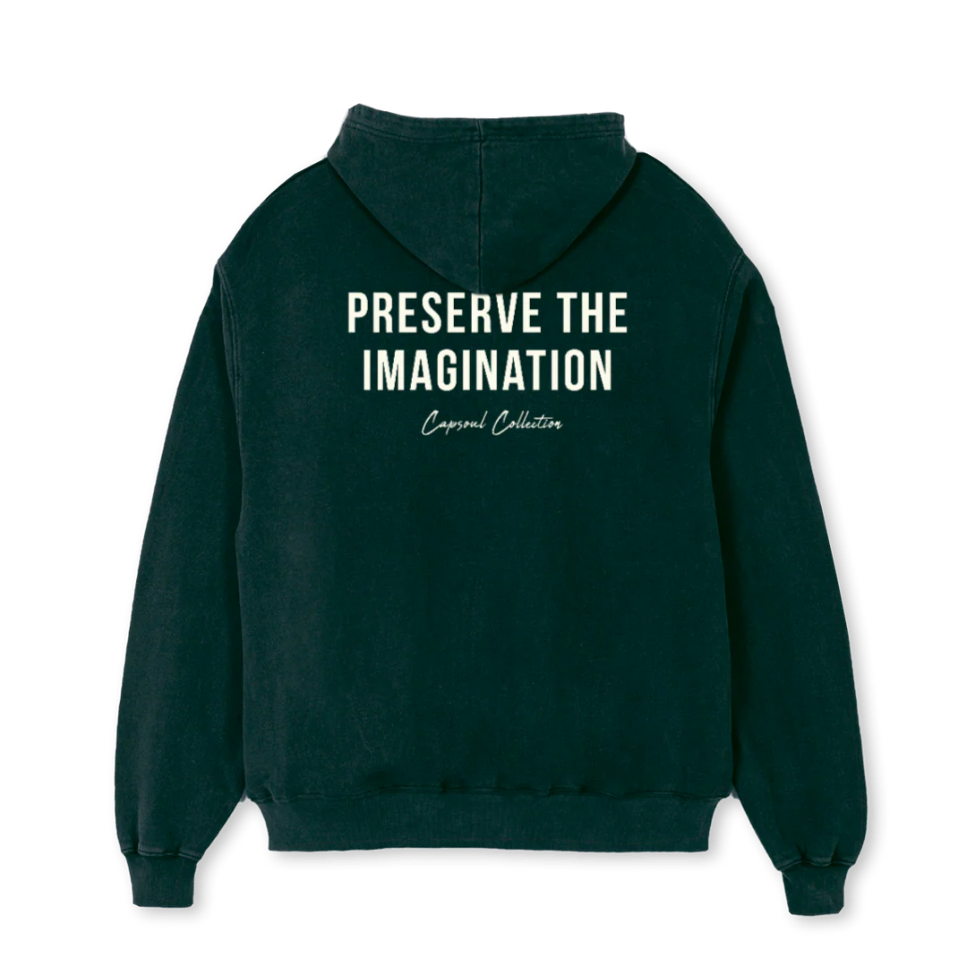 GREENHOODIE Wild Green Oversized Hoodie.