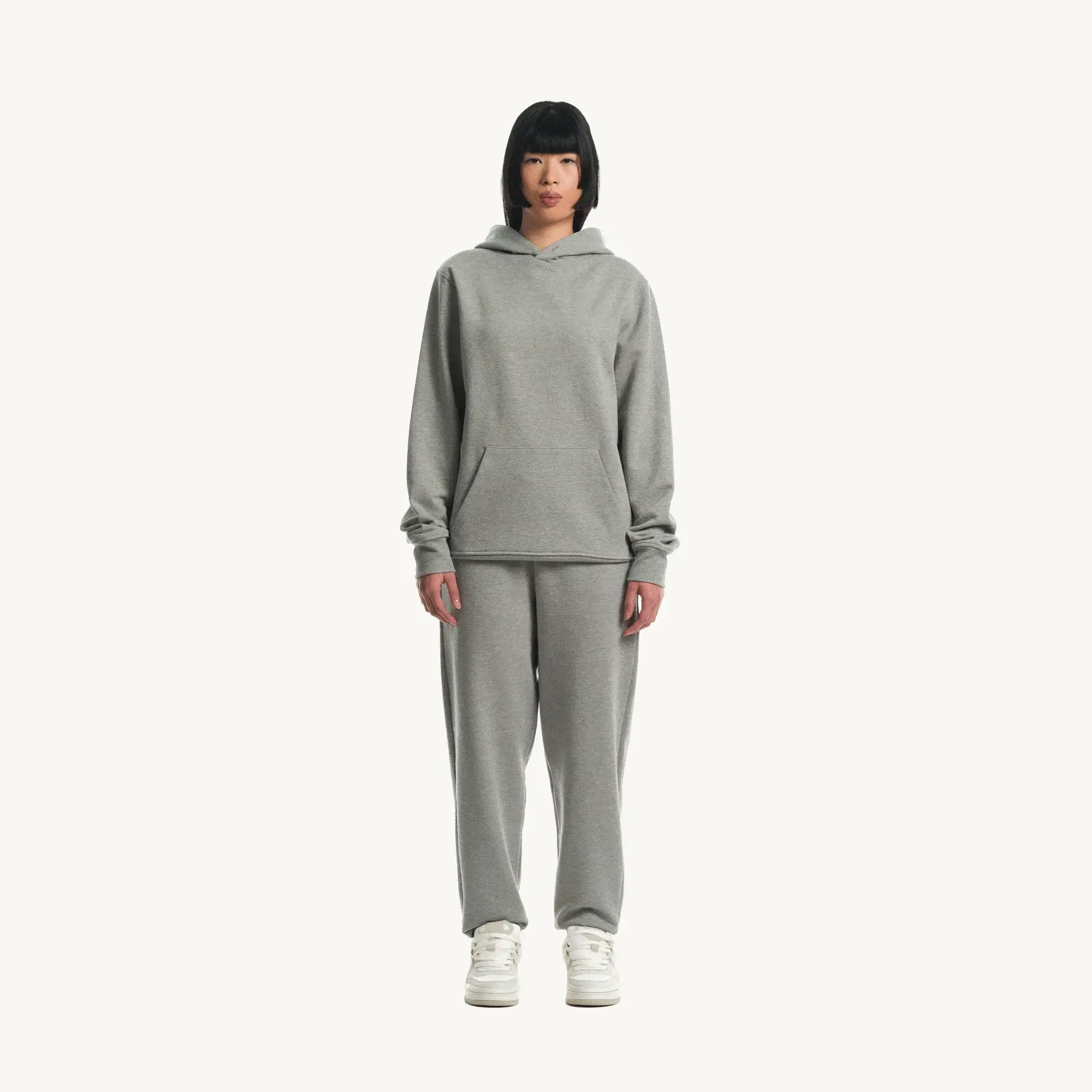 Grey Marl Regular Hoodie. - Image 4