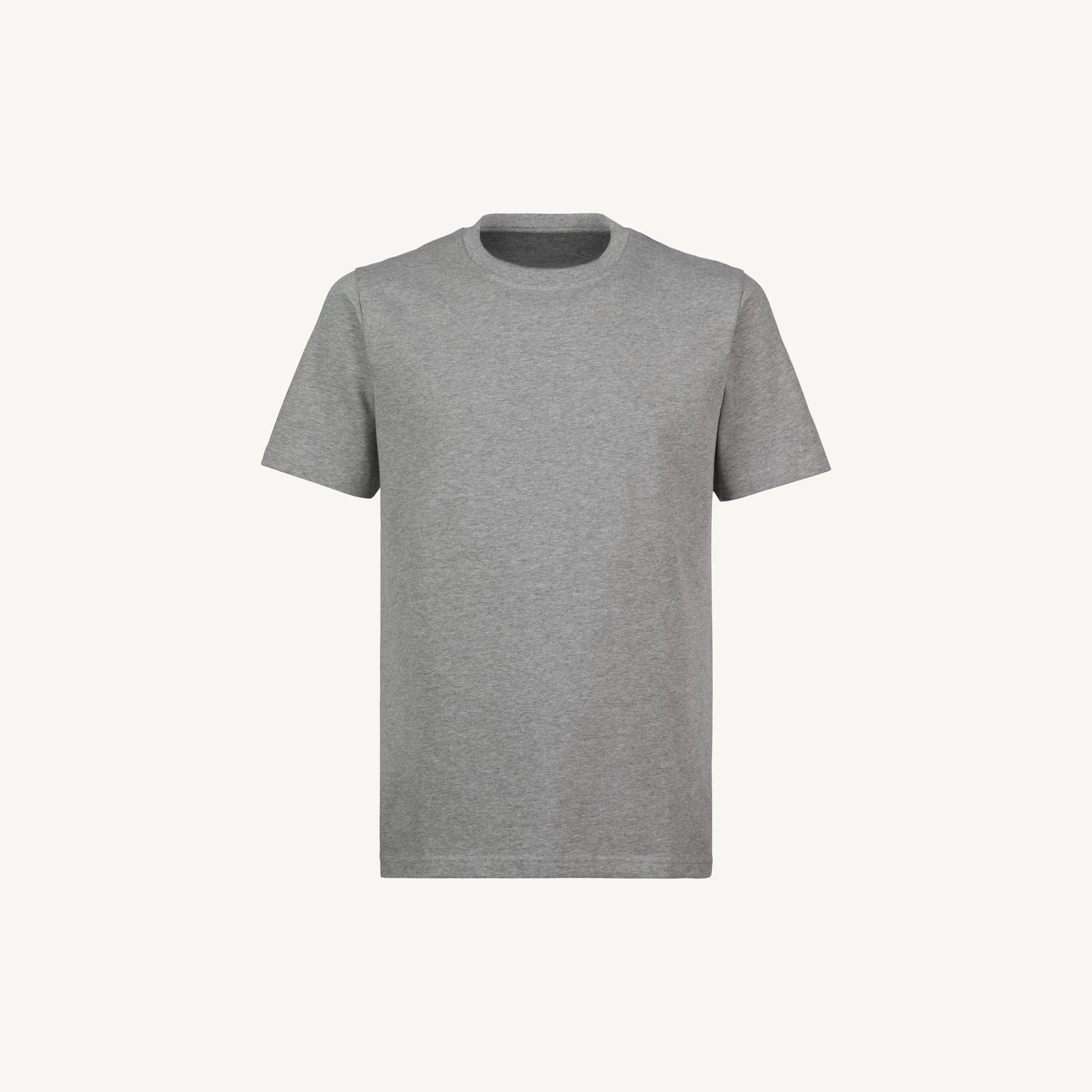 Grey Marl Regular Tee Mockups.