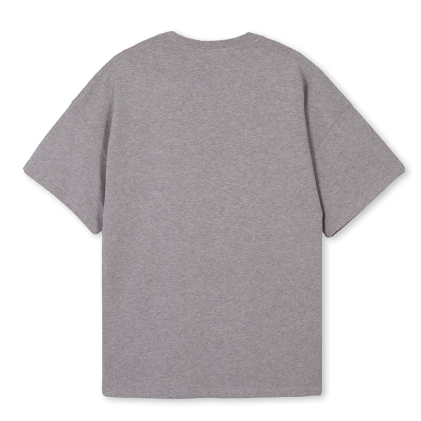 GREYNAVY Grey Marl Oversized Tee. - Image 2
