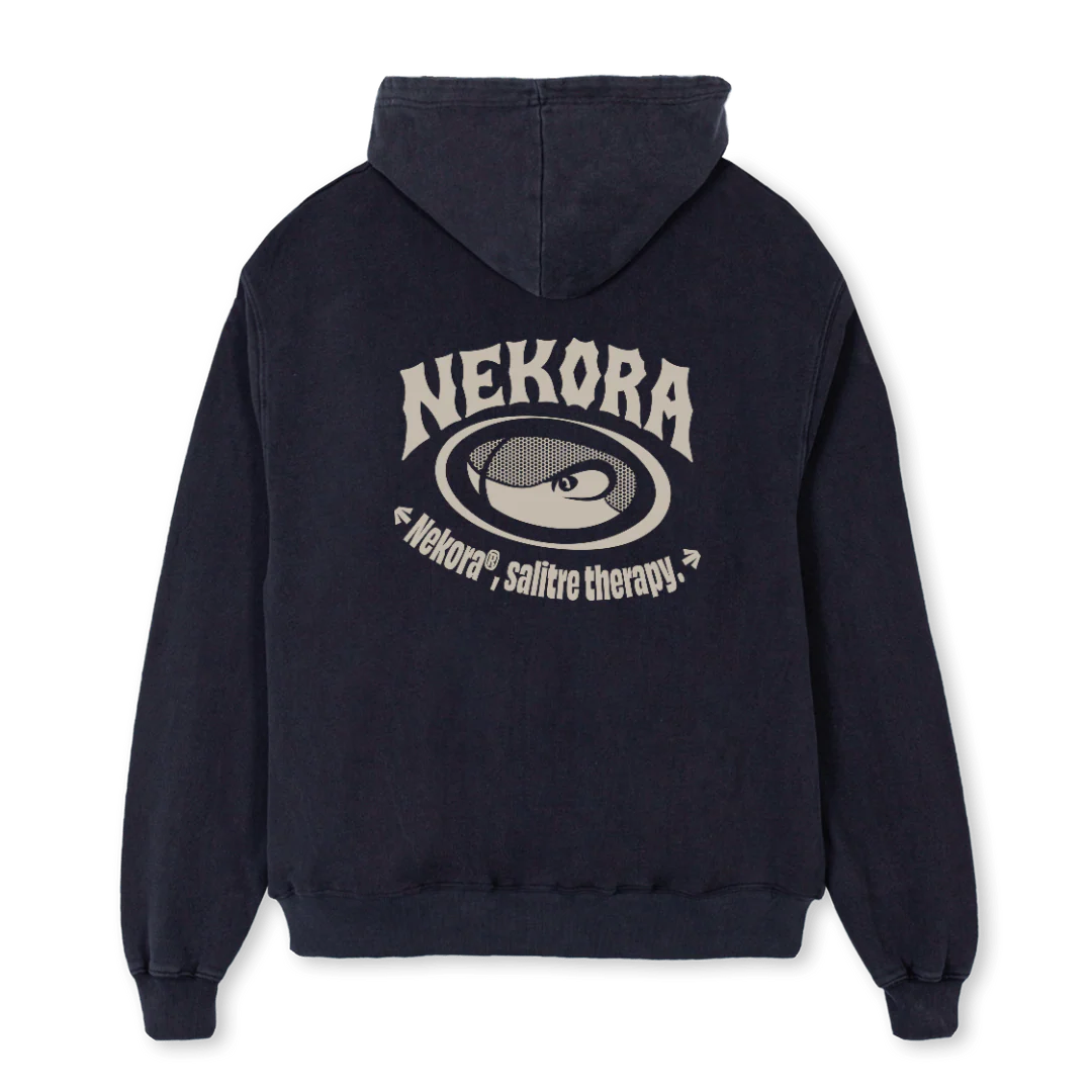 GRIS PEÑ Vintage Black Oversized Hoodie. - Image 2