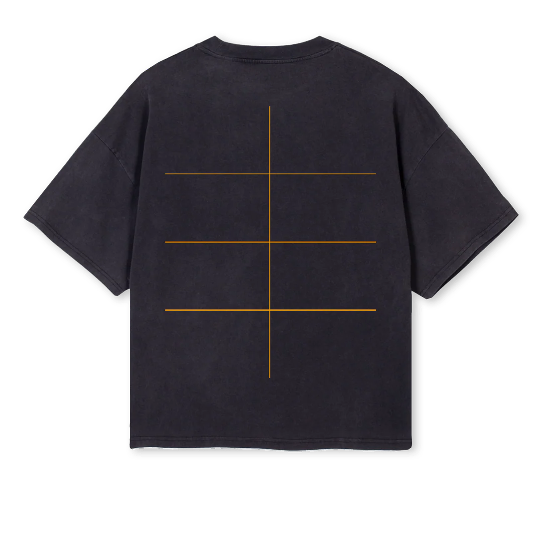 HAMPABOXYGIRL Vintage Black Oversized Boxy Tee. - Image 2
