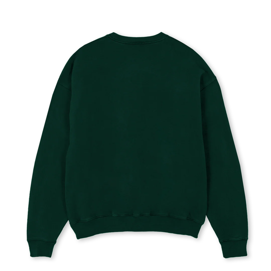 HANGARSWEATERGREEN Wild Green Oversized Crewneck Sweater. - Image 2
