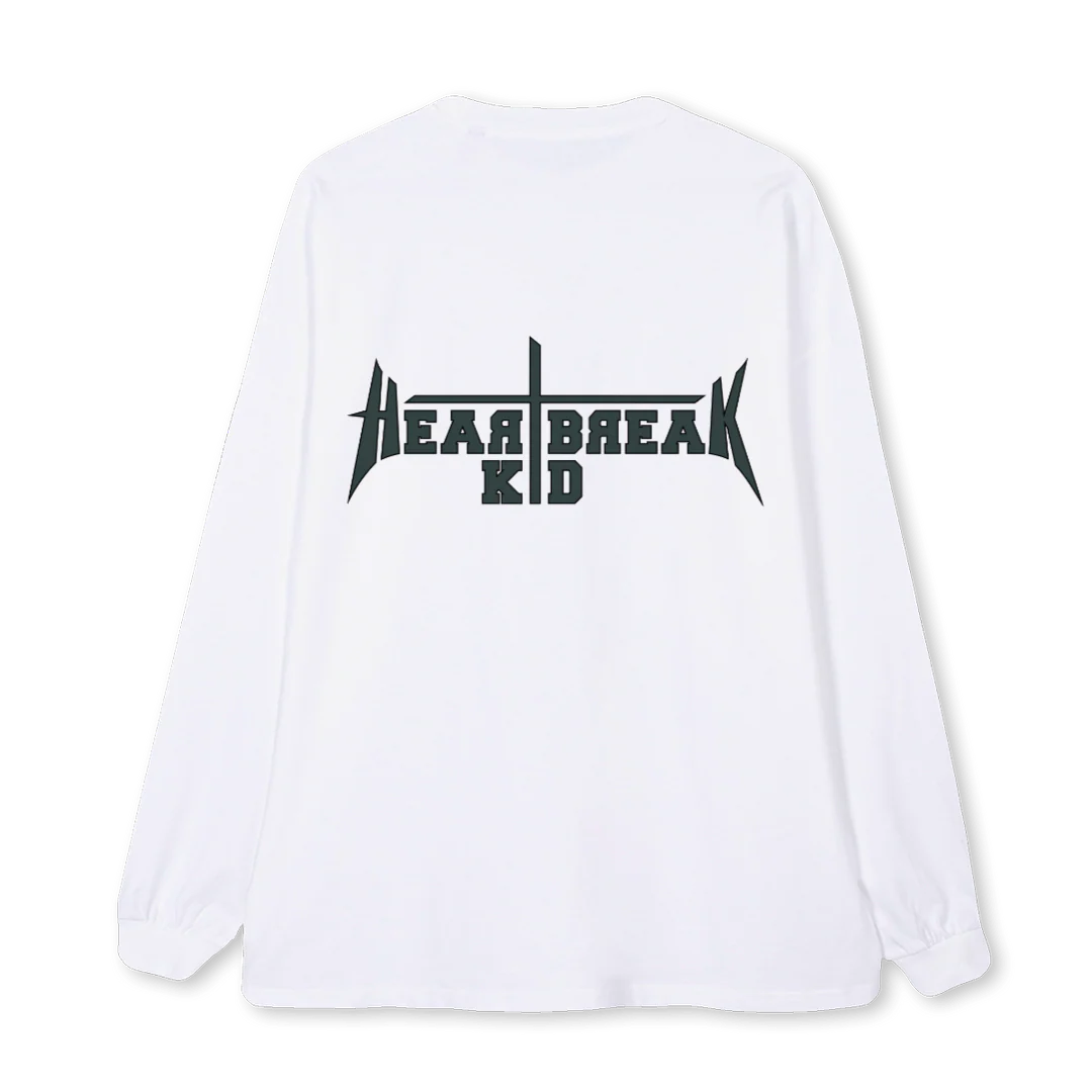 HBK White Oversized LS Tee. - Image 2