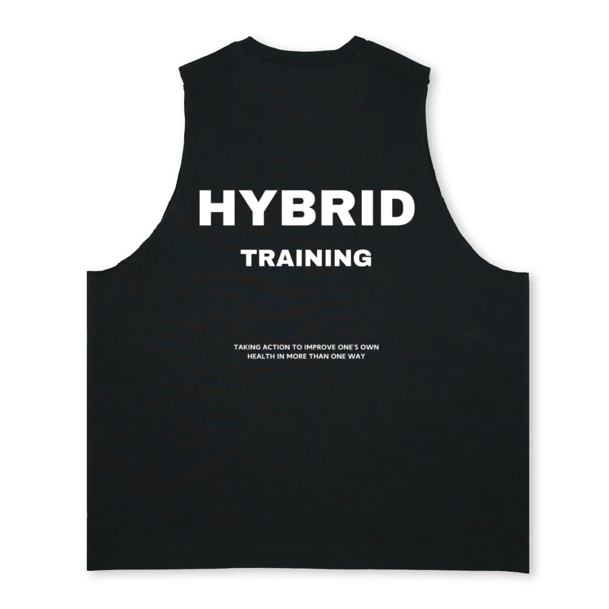 HBRDTRAININGHEMDBLCK Deep Black Oversized Vest. - Image 2