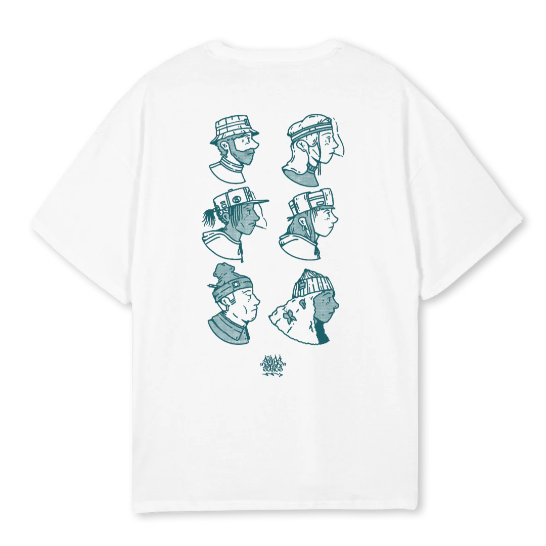 HEADSUP White Oversized Tee. - Image 2