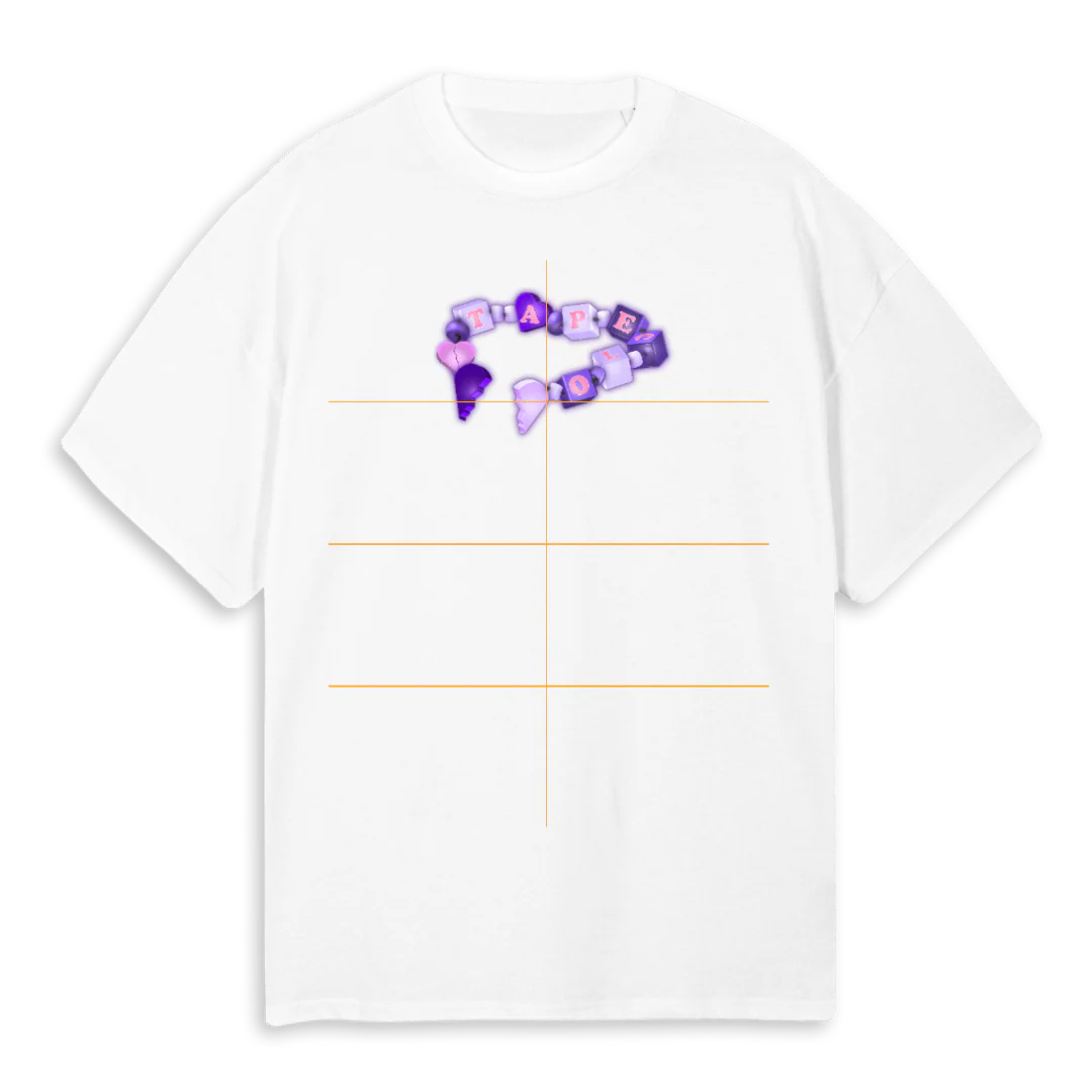HEARTBREAK SEASON T White Oversized Tee.