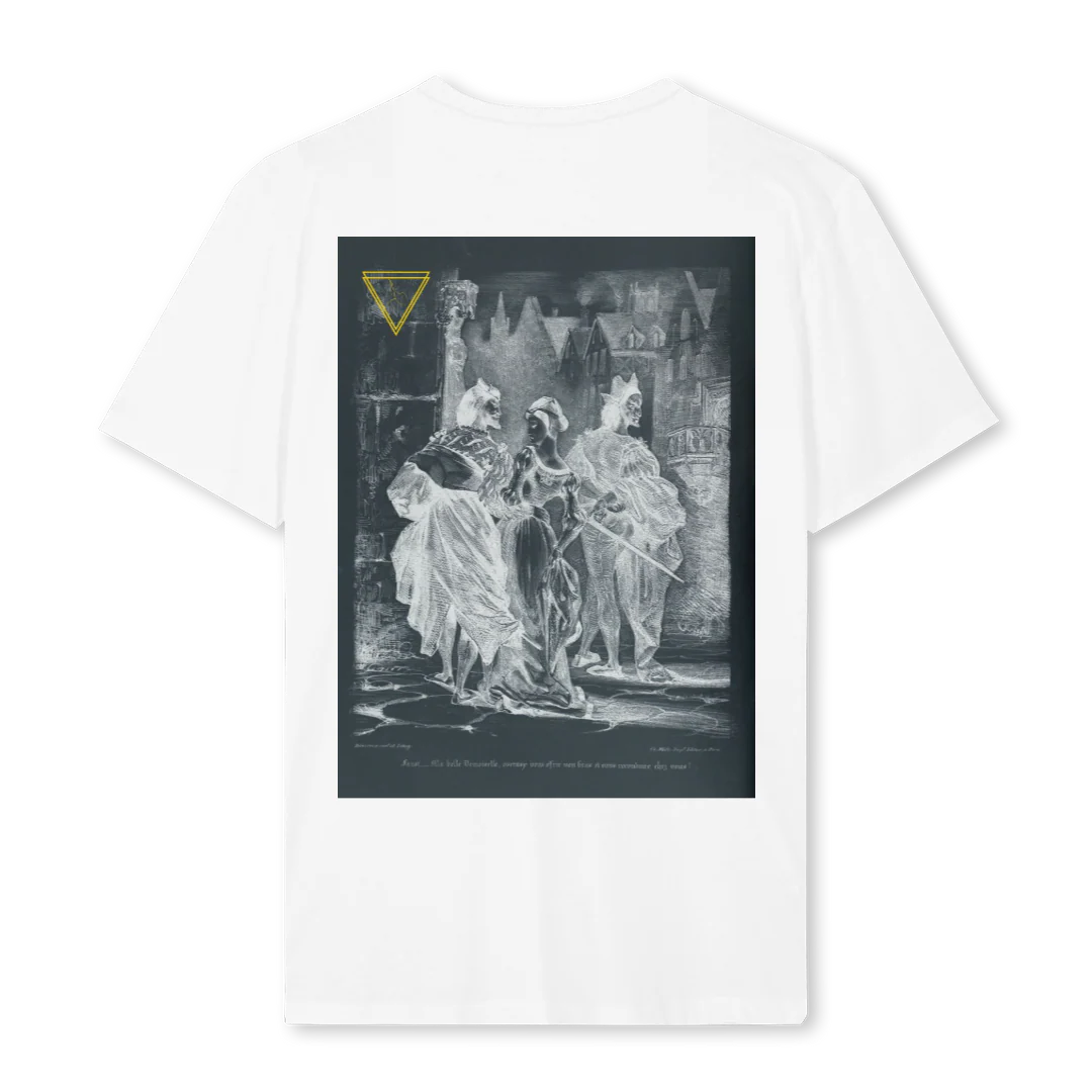 HEUDAMONIC White Regular Tee. - Image 2
