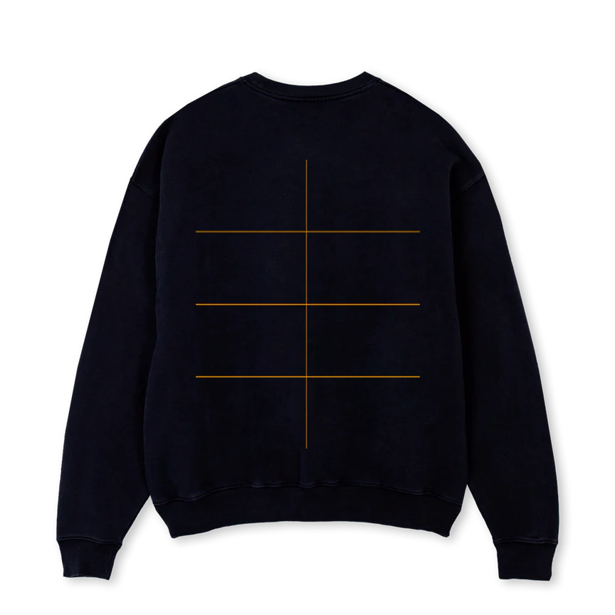 HOME Black Oversized Crewneck Sweater. - Image 2