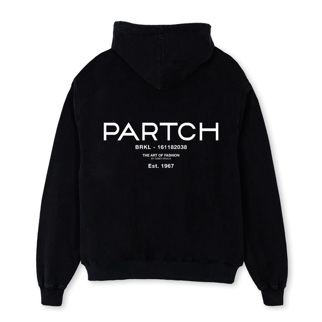 HOO OV BK PAR Black Oversized Hoodie. - Image 2