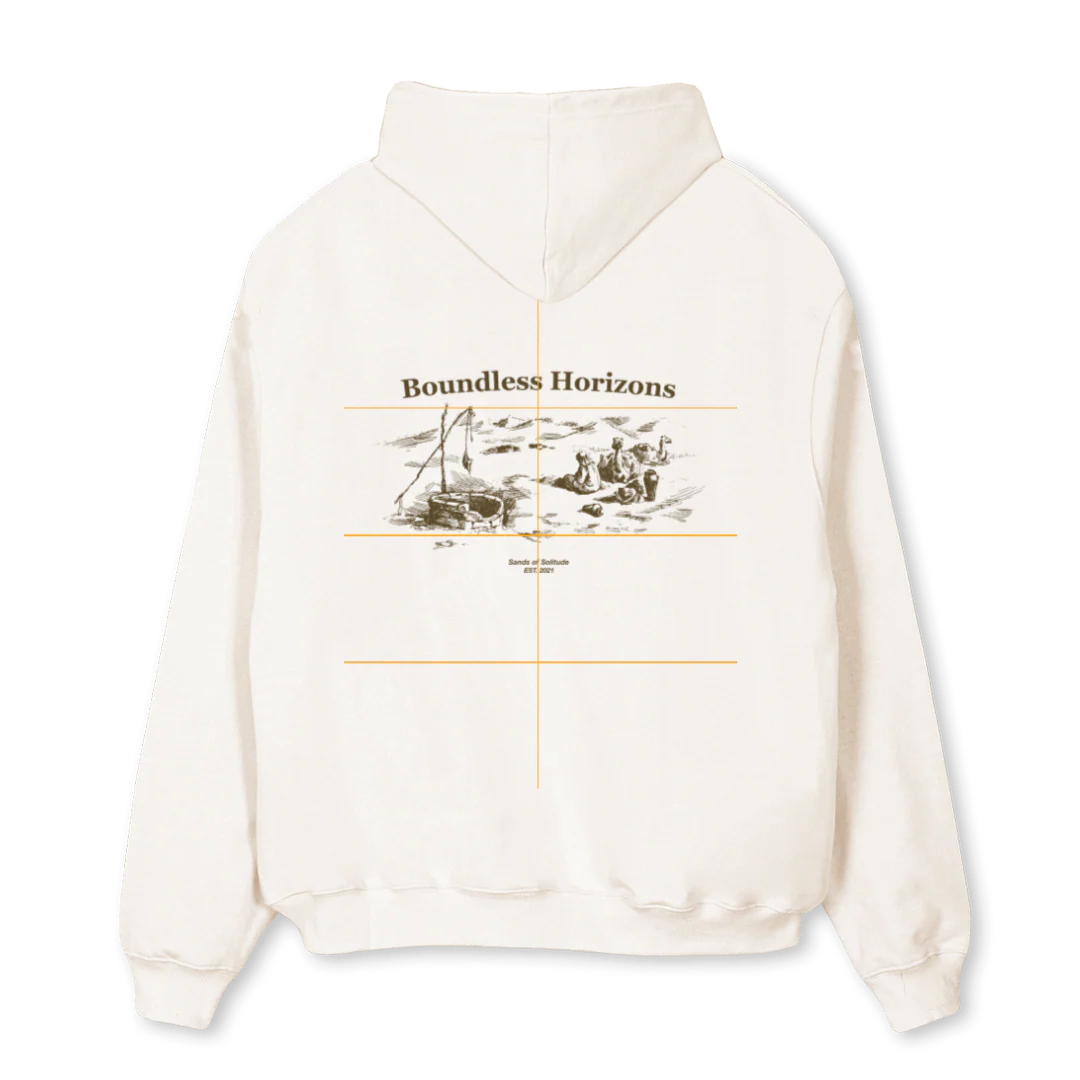 HOODIEARBIA Vintage White Oversized Hoodie. - Image 2