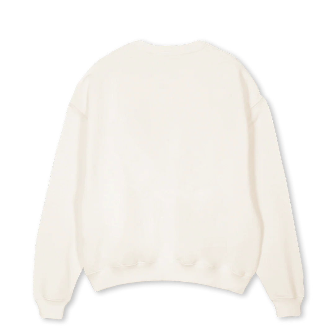 HOODIEETERNELWV Vintage White Oversized Crewneck Sweater. - Image 2