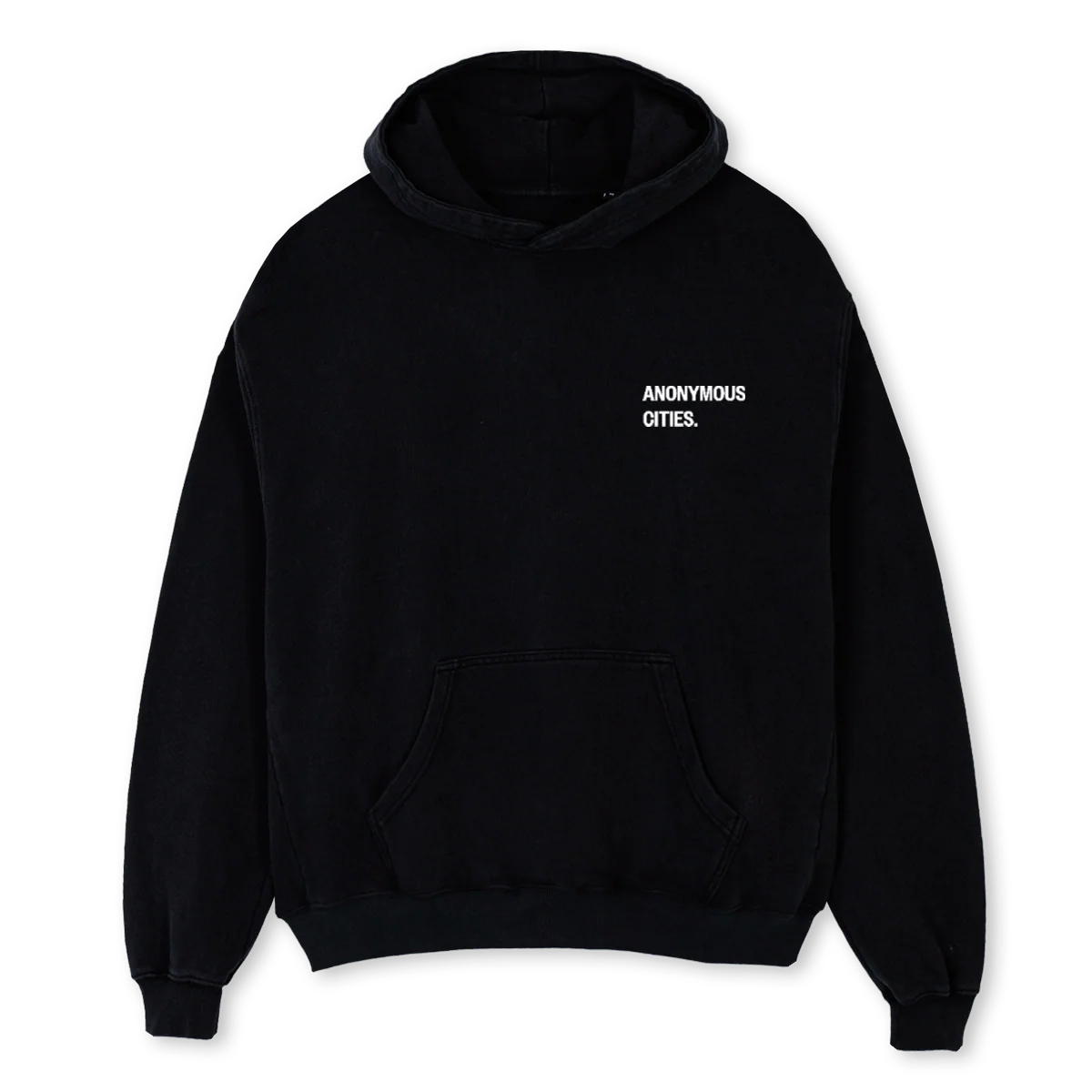 HOODIEFIRST Black Oversized Hoodie.