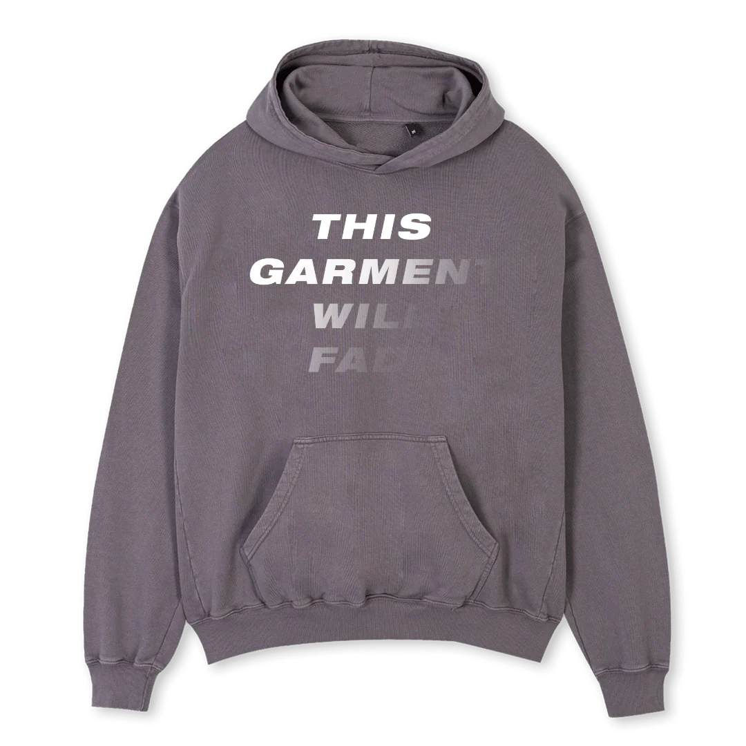 HOODIEFPT Pigment Grey Oversized Hoodie.