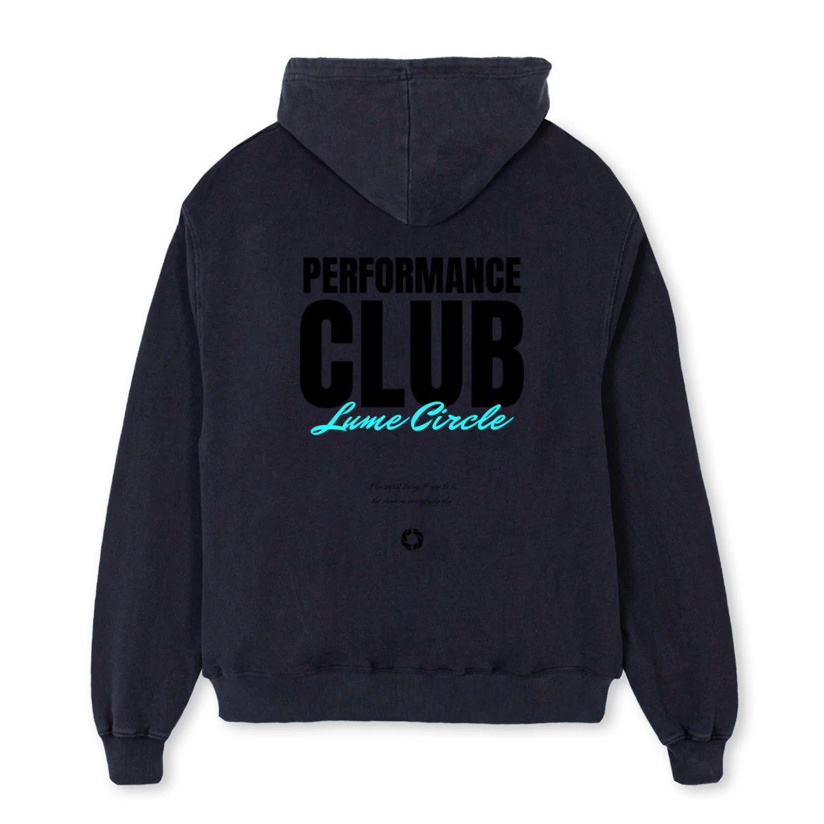 HOODIELUME Vintage Black Oversized Hoodie. - Image 2