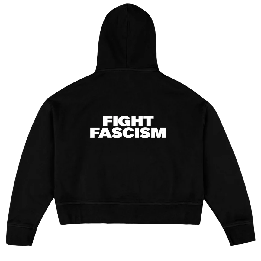 HOODIENBNNTWENTYSIX Black Oversized Boxy Hoodie. - Image 2