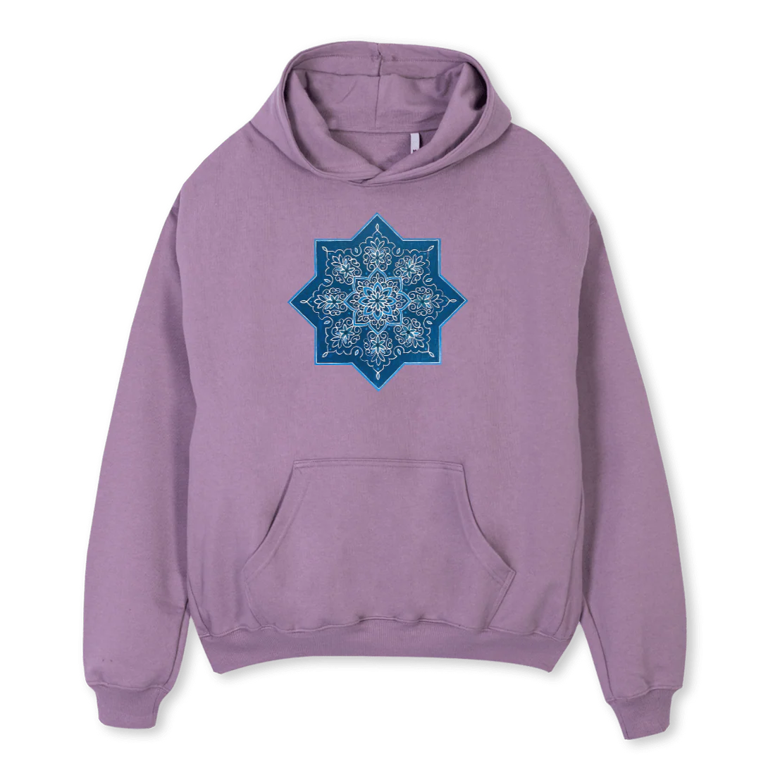 HOODIEOVERFLOWER Purple Oversized Hoodie.