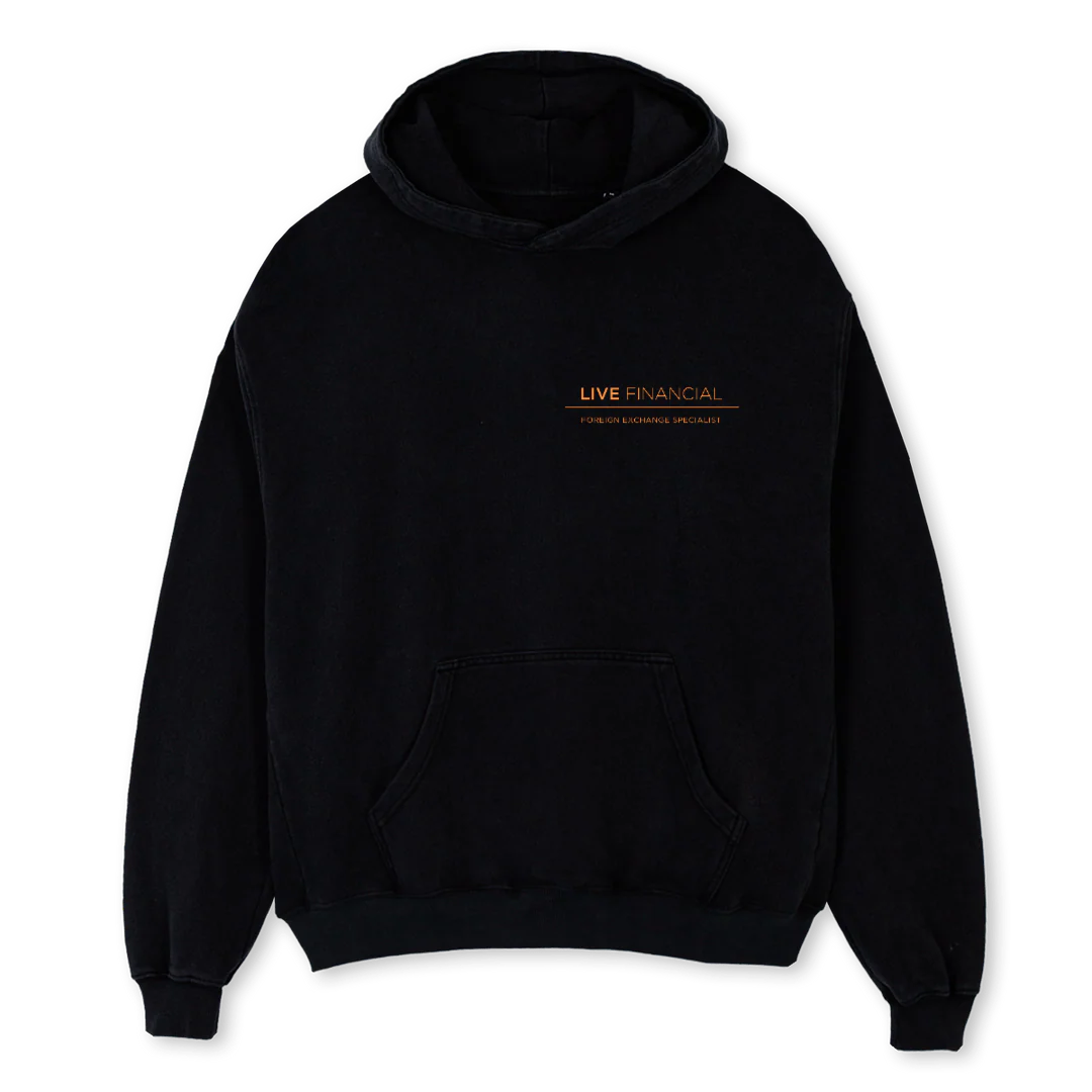 HOODIEPOLOLF Black Oversized Hoodie.