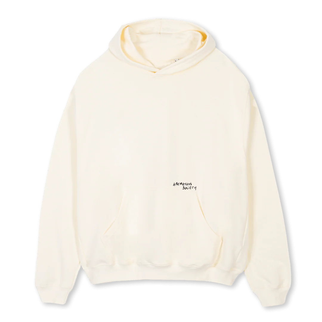 HOODYGREENCACTUS Cream Oversized Hoodie.