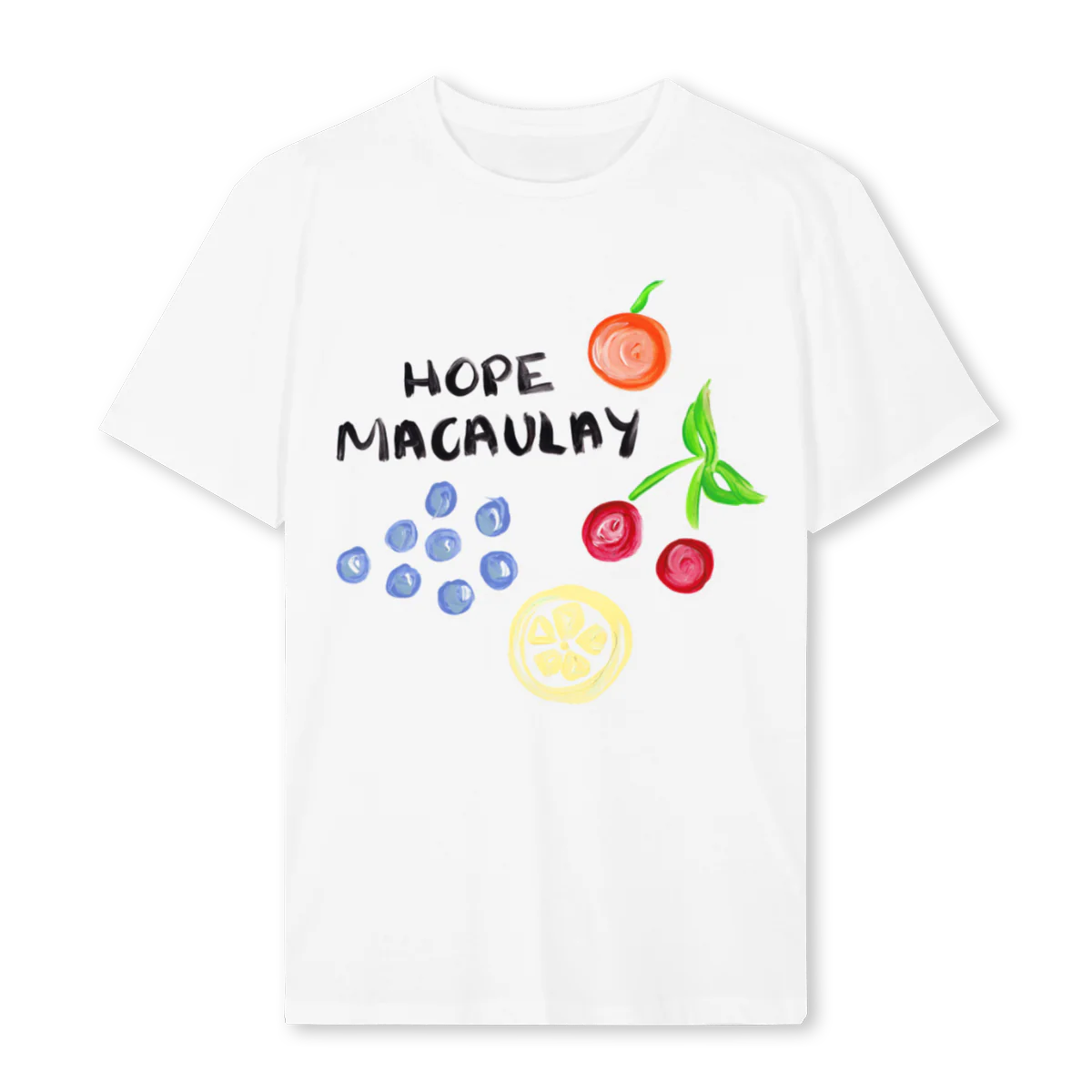 HOPEFRUIT White Regular Tee.